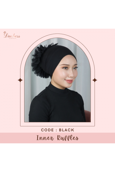 Inner Ruffles Kepok-Kepok - Black Inner Ruffles Kepok-Kepok - Black
